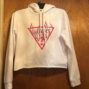 Guess cropped sweatshirt.